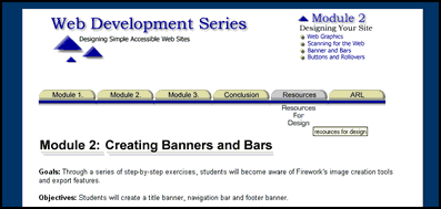 example of a page with style sheets  on and turned off